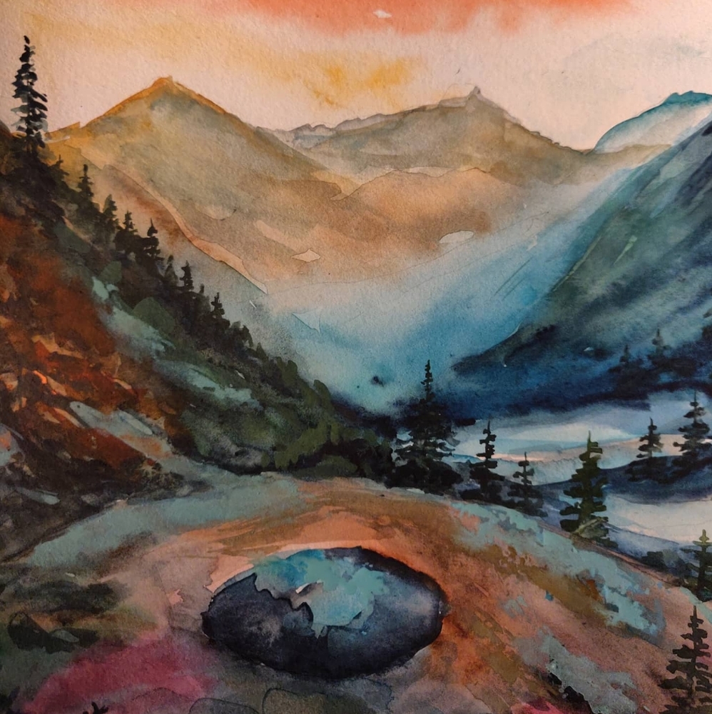 Canada 🇨🇦 Watercolor Painting